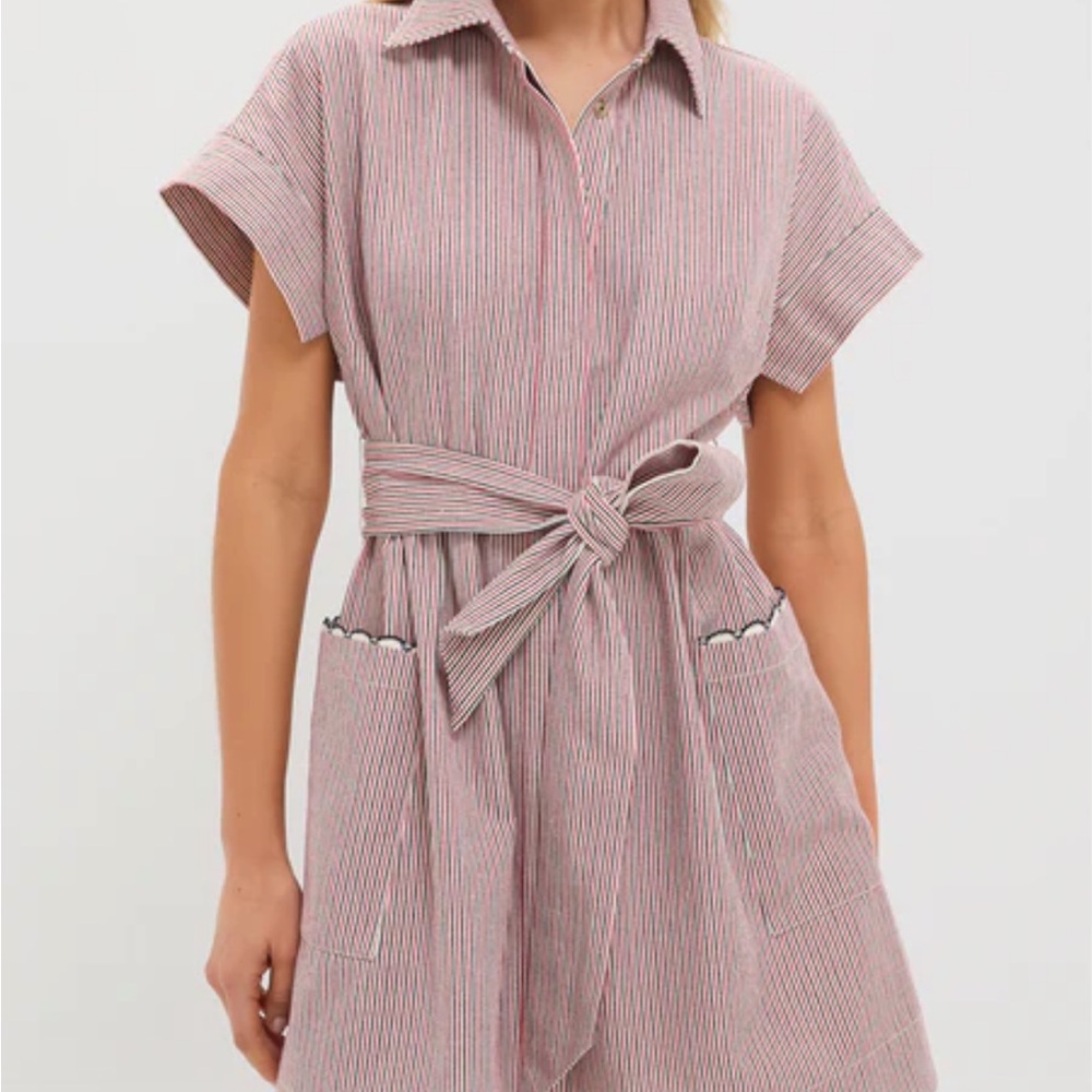 NWT Tuckernuck Red and Blue Stripe Mini Ceci Dress
